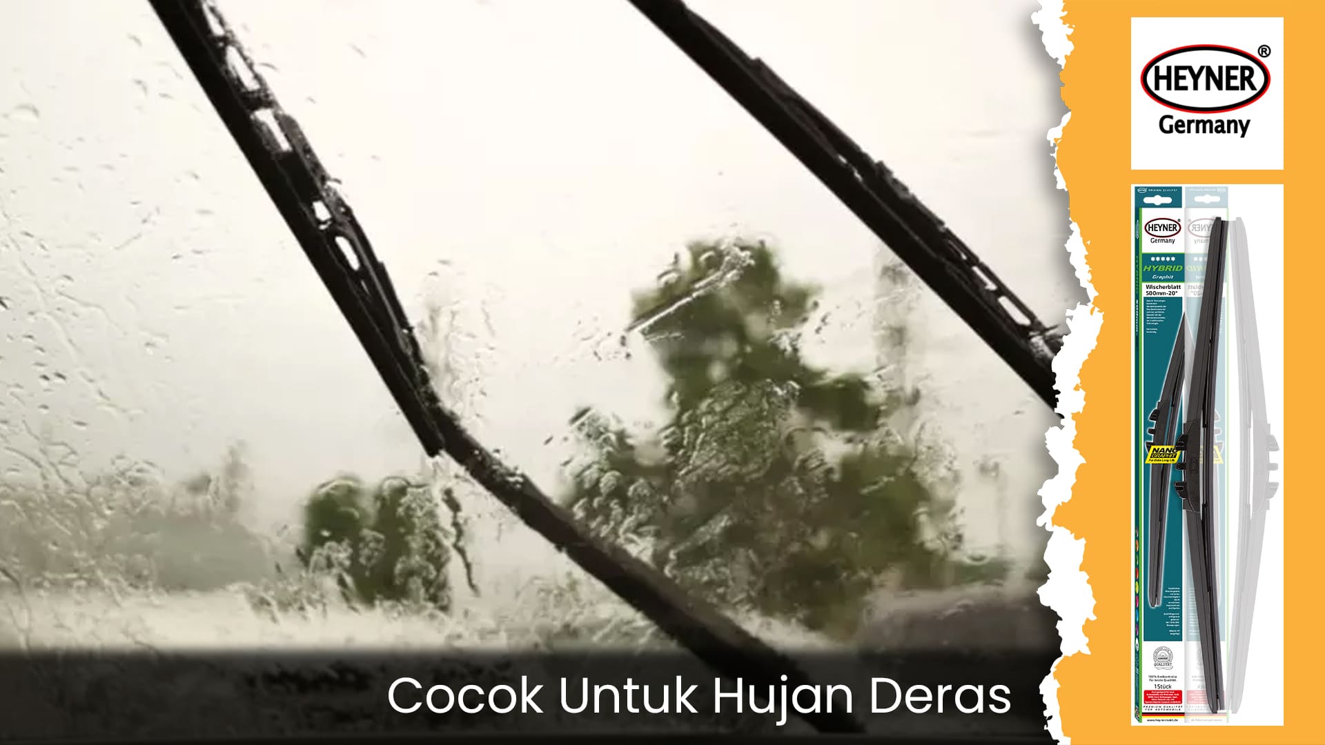 wiper cocok untuk hujan deras